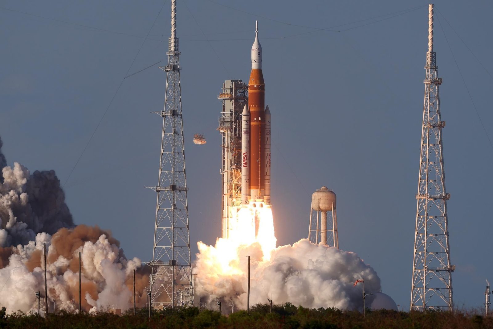 Artemis II launch of the Space Launch System and Orion